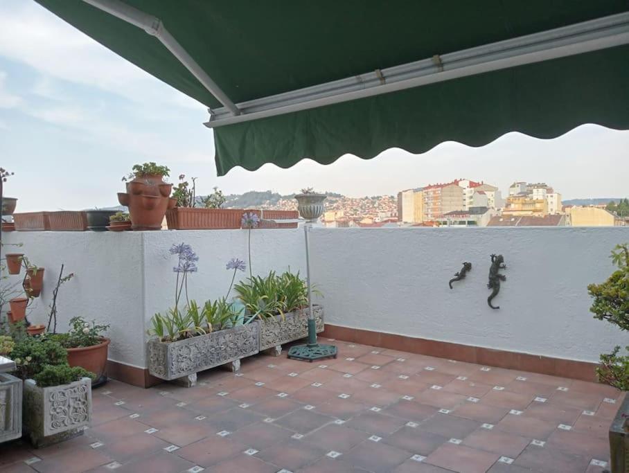 Ático con terraza en el centro de Vigo Exterior foto